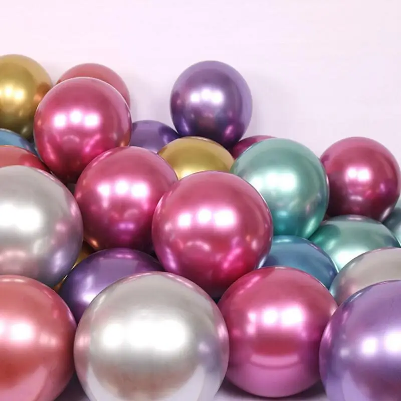 50pcs/lot Colored Metal Color Latex Balloons 12inch 3.5g Thick Wedding Decoration Balloon Birthday Christmas Supplies
50pcs/lot Colored Metal Color Latex Balloons 12inch 3.5g Thick Wedding Decoration Balloon Birthday Christmas Supplies
