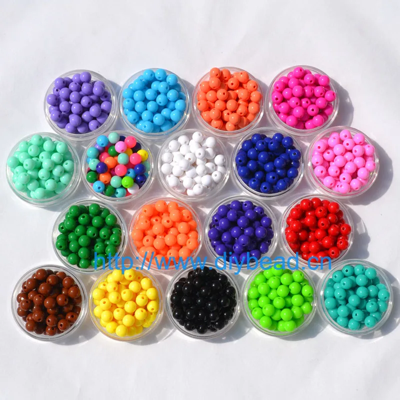 100pcs DIY Bracelet Accessories Children Gift Handcraft Department 18 Color 8MM Round Shape Acrylic Sugar Beads Jewelry Findings
100pcs DIY Bracelet Accessories Children Gift Handcraft Department 18 Color 8MM Round Shape Acrylic Sugar Beads Jewelry Findings