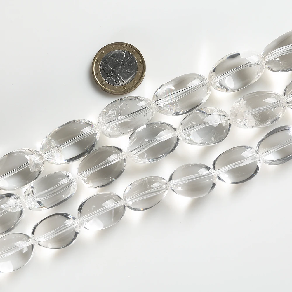 15.5'' Strand Natural Irregular Roundel Oval Clear Quartz Crystal Bead Loose Stone Nugget Beads 14*16 15*20 18*25mm Size
15.5'' Strand Natural Irregular Roundel Oval Clear Quartz Crystal Bead Loose Stone Nugget Beads 14*16 15*20 18*25mm Size