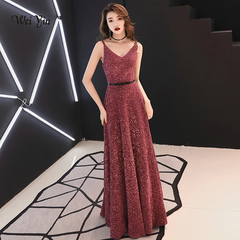 weiyin Sexy Sequins Evening Dresses 2021 Deep V Neck Backless Evening Gowns Women's Formal Evening Dresses Party Gowns WY1186
weiyin Sexy Sequins Evening Dresses 2021 Deep V Neck Backless Evening Gowns Women's Formal Evening Dresses Party Gowns WY1186