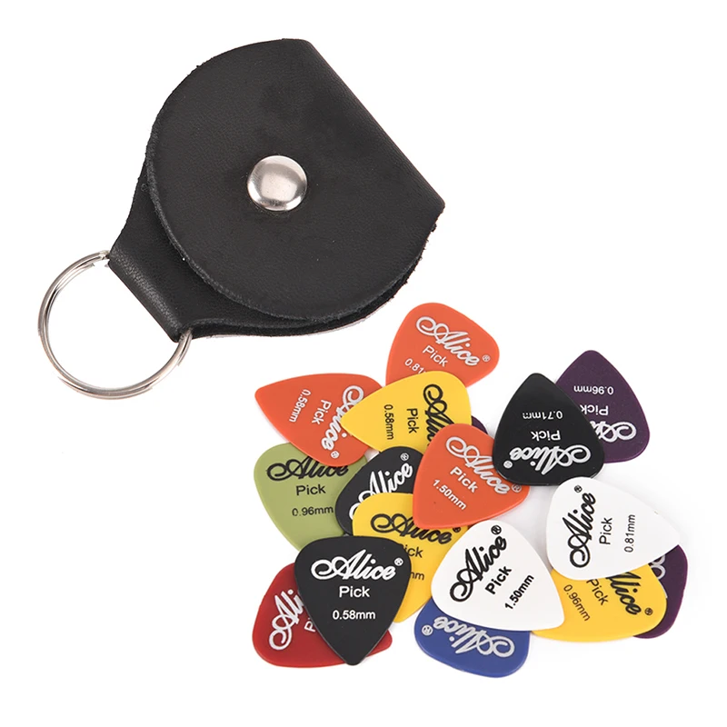 20 Pcs Electric Guitar Picks+1 Pu Leather Key Chain Guitar Picks Holder Bag Random Colors
20 Pcs Electric Guitar Picks+1 Pu Leather Key Chain Guitar Picks Holder Bag Random Colors