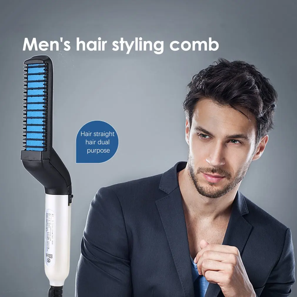 Men Quick Beard Straightener Styler Comb Multifunctional Hair Curling Curler Show Cap Tool Drop shipping
Men Quick Beard Straightener Styler Comb Multifunctional Hair Curling Curler Show Cap Tool Drop shipping