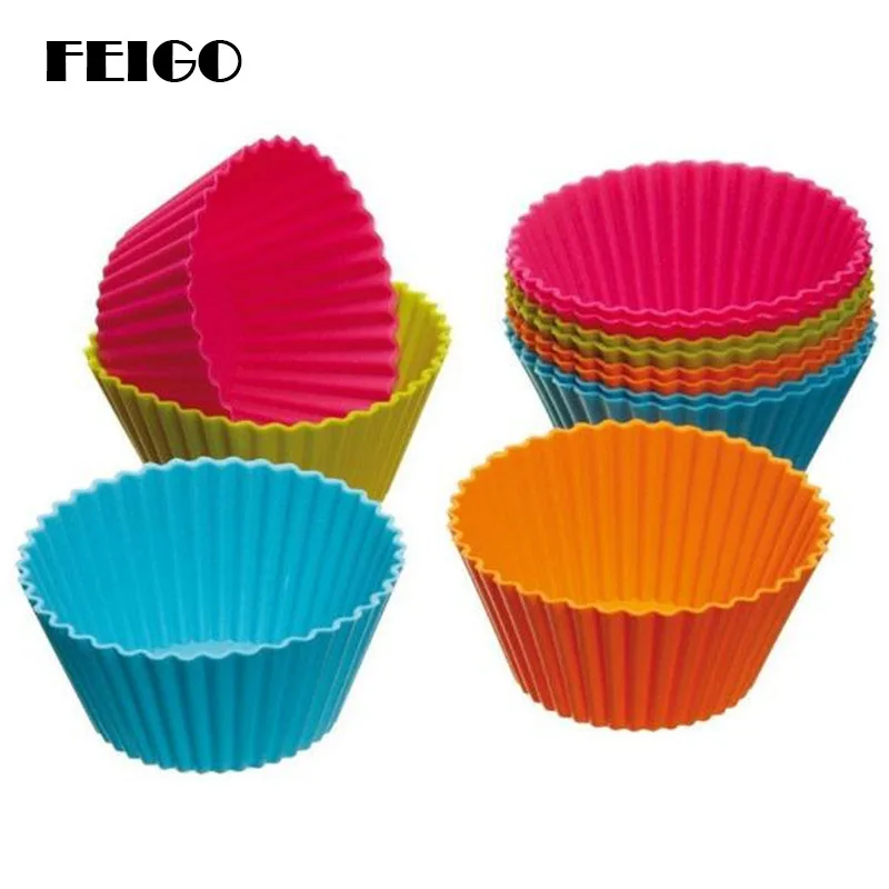 FEIGO 10Pcs 3D Cake Cup Mould Silicone Muffin Cupcake Mold DIY Baking Tool Cake Decorating For Bakeware Baking Pastry Tools F185
FEIGO 10Pcs 3D Cake Cup Mould Silicone Muffin Cupcake Mold DIY Baking Tool Cake Decorating For Bakeware Baking Pastry Tools F185