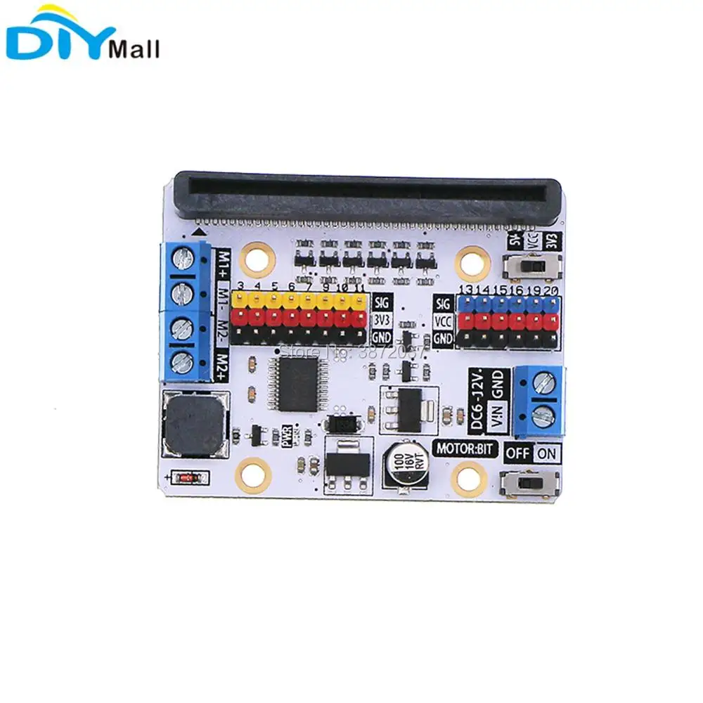 Motor:bit Drive Board Driving Module with TB6612 Chip Passive Buzzer for BBC Micro:bit Motorbit Smart Car
Motor:bit Drive Board Driving Module with TB6612 Chip Passive Buzzer for BBC Micro:bit Motorbit Smart Car