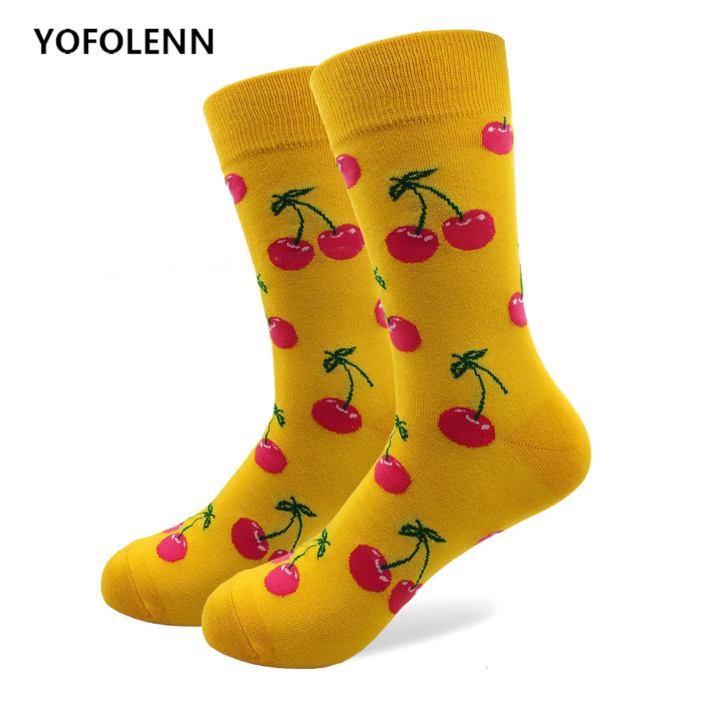 1 Pair Happy Socks Fruit Series Pattern for Women Men Personalized Combed Cotton Tube Wedding Funny Socks Cherry Lemon Unisex
1 Pair Happy Socks Fruit Series Pattern for Women Men Personalized Combed Cotton Tube Wedding Funny Socks Cherry Lemon Unisex