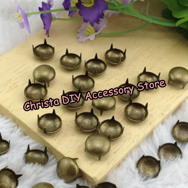 1000pcs/lot 8mm Bronze Round Studs For Clothes Metal Prongs DIY Clothing/Leathercrafts Accessories Supplier/Free Shipping
1000pcs/lot 8mm Bronze Round Studs For Clothes Metal Prongs DIY Clothing/Leathercrafts Accessories Supplier/Free Shipping