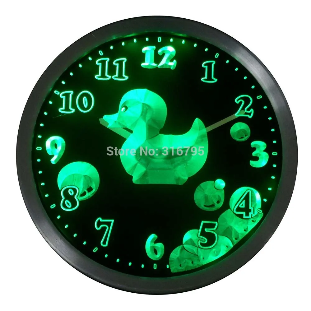 nc0462 Cutie Duck Boys Girls Kids Nursery Room Gift Decor Neon Light LED Wall Clock
nc0462 Cutie Duck Boys Girls Kids Nursery Room Gift Decor Neon Light LED Wall Clock