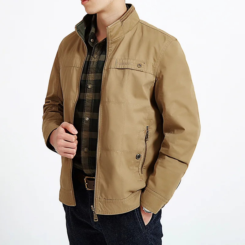 YuWaiJiaRen 2018 New Arrival Mens Spring Jacket casual cotton Bomber Jacket Army Fashion Stand Collar Male Outerwear
YuWaiJiaRen 2018 New Arrival Mens Spring Jacket casual cotton Bomber Jacket Army Fashion Stand Collar Male Outerwear