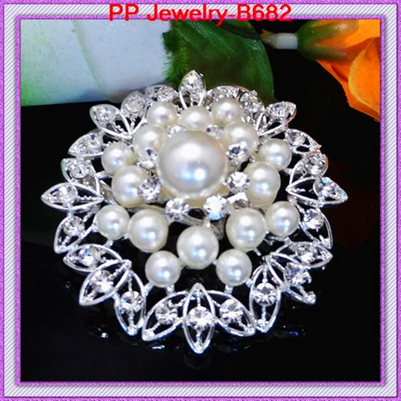 Silver Color Big Flower Wedding Brooch High Quality Women Costume Pins Special gift Brooch For Girls
Silver Color Big Flower Wedding Brooch High Quality Women Costume Pins Special gift Brooch For Girls