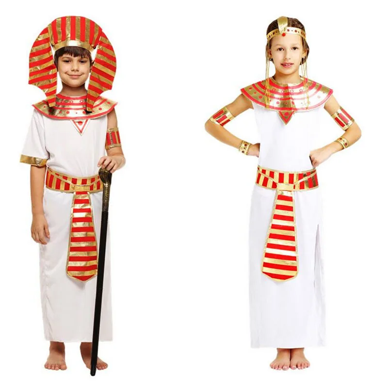 Boy Girl Greece Eypt Cosplay Elegant Pharaoh Costume Clothing Set Carnival Fancy Dress Party halloween costume for kids
Boy Girl Greece Eypt Cosplay Elegant Pharaoh Costume Clothing Set Carnival Fancy Dress Party halloween costume for kids