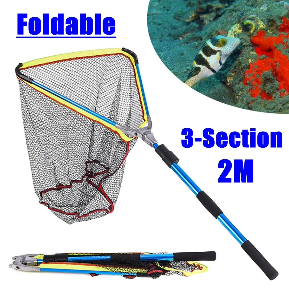Aluminum Alloy 200cm 3-Section Retractable Fishing Net Telescoping Foldable Landing Net Pole Folding Landing Net For Fly Fishing
Aluminum Alloy 200cm 3-Section Retractable Fishing Net Telescoping Foldable Landing Net Pole Folding Landing Net For Fly Fishing