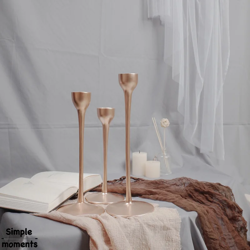 Simple moments Resin Candle Holder 3 Pieces Golden Wedding Decoration Bar Party Decoration Home Decoration Candlestick
Simple moments Resin Candle Holder 3 Pieces Golden Wedding Decoration Bar Party Decoration Home Decoration Candlestick