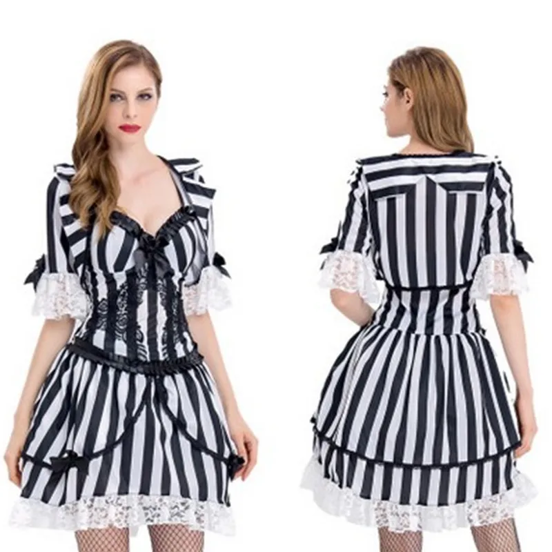 S-XL Sexy Female adult The souls Ghost Cosplay Women Halloween fetish Costume Vampire Role play Masquerade Nightclub Party dress
S-XL Sexy Female adult The souls Ghost Cosplay Women Halloween fetish Costume Vampire Role play Masquerade Nightclub Party dress