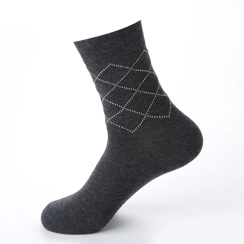 Бесплатная доставка Брендовые мужские носки из чесаного хлопка цветные