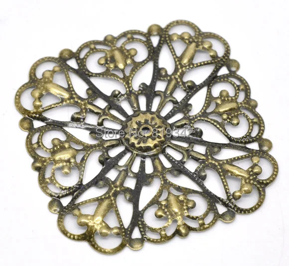 Free shipping-30Pcs Antique Bronze Filigree Flower Wraps Connectors Metal Crafts Gift Decoration DIY Findings 5x5cm J0625
Free shipping-30Pcs Antique Bronze Filigree Flower Wraps Connectors Metal Crafts Gift Decoration DIY Findings 5x5cm J0625