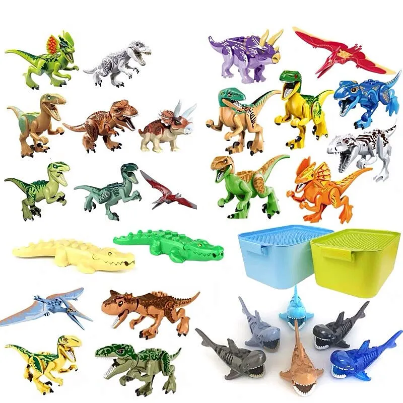 DIY Building Bricks Mini Ninjago People Xmas Birthday Gifts Compatible Blocks Toys Dinosaurs For Kids with Plastic Box
DIY Building Bricks Mini Ninjago People Xmas Birthday Gifts Compatible Blocks Toys Dinosaurs For Kids with Plastic Box