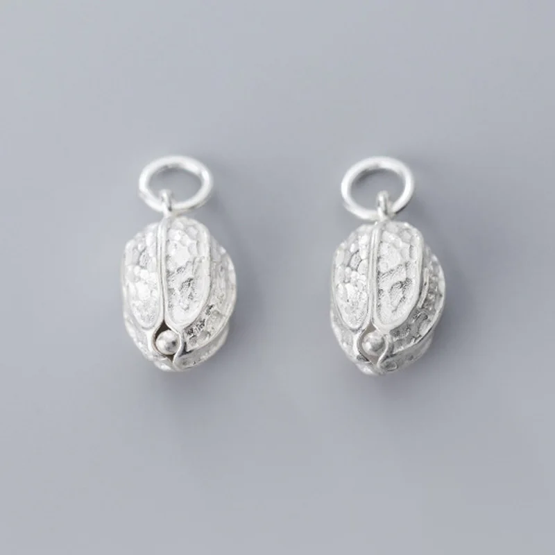 High Quality 925 Sterling Silver Peanut Charms 16mm Cubic Silver Pendants For DIY Jewelry Making Bracelets Earrings Accessories
High Quality 925 Sterling Silver Peanut Charms 16mm Cubic Silver Pendants For DIY Jewelry Making Bracelets Earrings Accessories