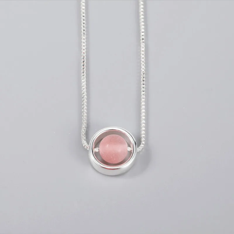Jewelry Wholesale Korean Fashion Pink Ball Crystal Exquisite Creative Female Personality Pendant Necklace
Jewelry Wholesale Korean Fashion Pink Ball Crystal Exquisite Creative Female Personality Pendant Necklace
