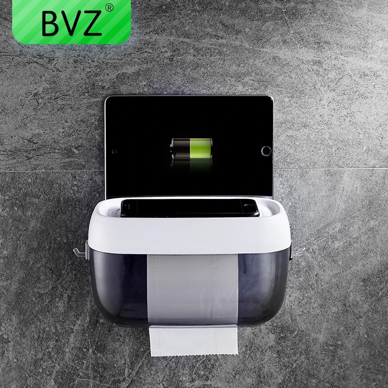 BVZ Waterproof Bathroom Paper Holder Wall-mounted Bathroom Tissue Dispenser Napkin box Toilet Paper Shelf Bathroom shelves
BVZ Waterproof Bathroom Paper Holder Wall-mounted Bathroom Tissue Dispenser Napkin box Toilet Paper Shelf Bathroom shelves