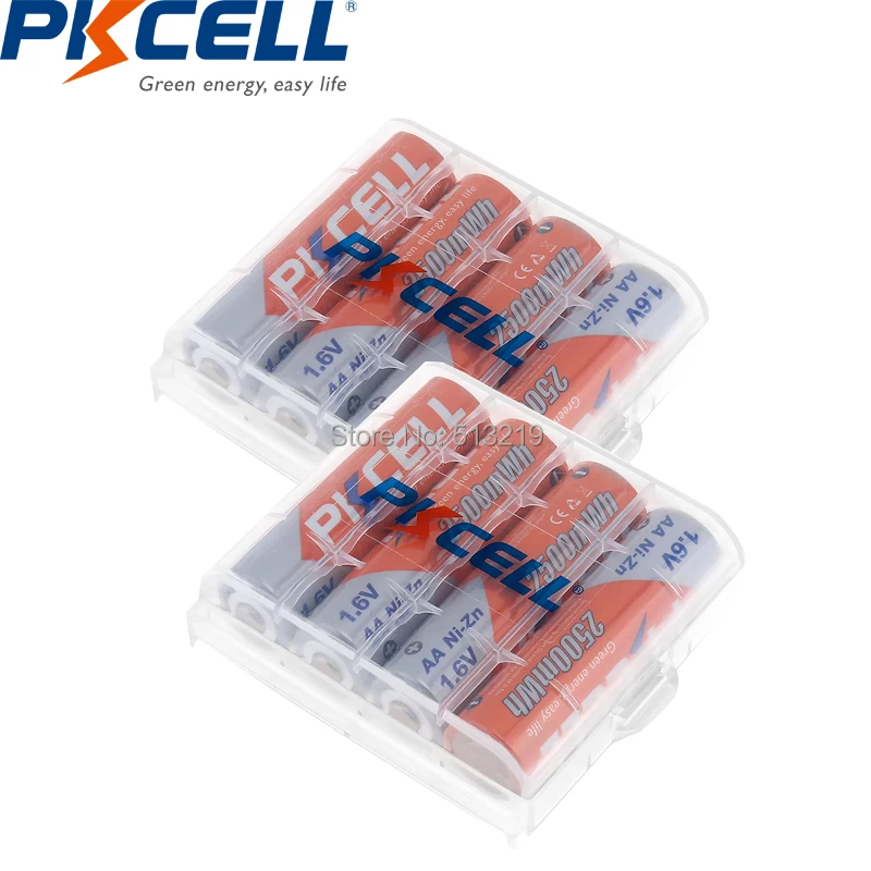 8pcs AA 2500MWH 1.6v NIZN rechargeable battery 2A batteries NI-ZN and 2pcs battery box for aa/aaa battery
8pcs AA 2500MWH 1.6v NIZN rechargeable battery 2A batteries NI-ZN and 2pcs battery box for aa/aaa battery