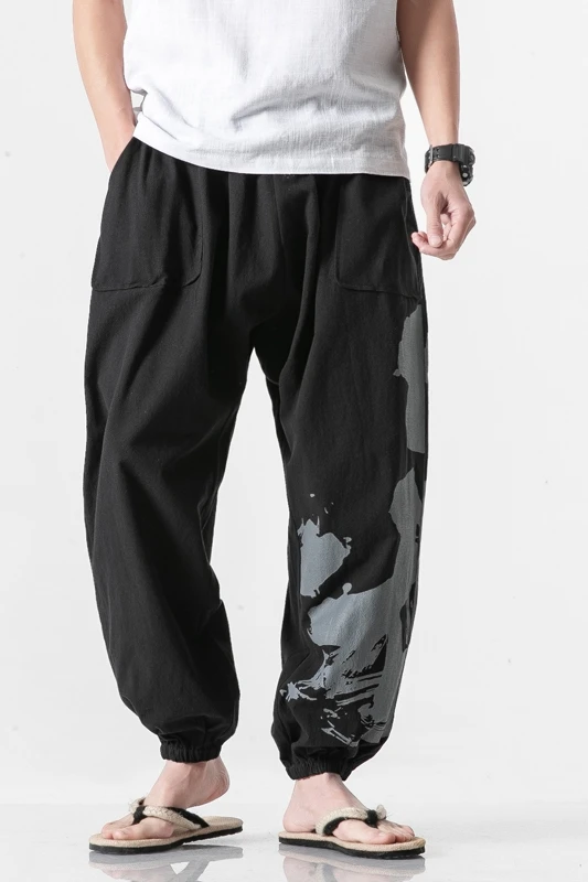 New men Hip Hop Pants Male Baggy Cotton Linen Harem Pants Men Women Plus Size Wide Leg Trousers man Casual Pants Cross-pants 5XL
New men Hip Hop Pants Male Baggy Cotton Linen Harem Pants Men Women Plus Size Wide Leg Trousers man Casual Pants Cross-pants 5XL