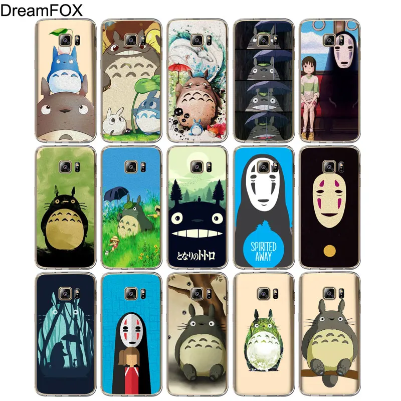 DREAMFOX M266 Neighbor Totoro Anime Soft TPU Silicone Cover Case For Samsung Galaxy S5 S6 S7 S8 S9 S10 5G S10E Lite Edge Plus |