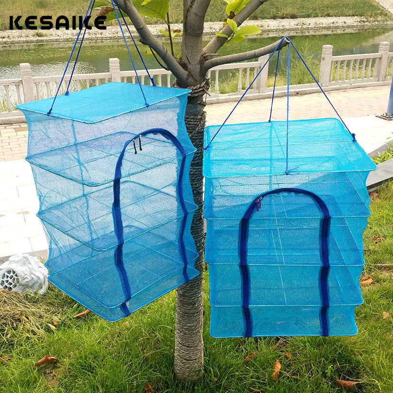 KESAIKE 4 Layers Drying Net Cast Net Drying Rack Folding Hanging Vegetable Fish Dishes Dryer Net PE Hanger Fishing Net
KESAIKE 4 Layers Drying Net Cast Net Drying Rack Folding Hanging Vegetable Fish Dishes Dryer Net PE Hanger Fishing Net