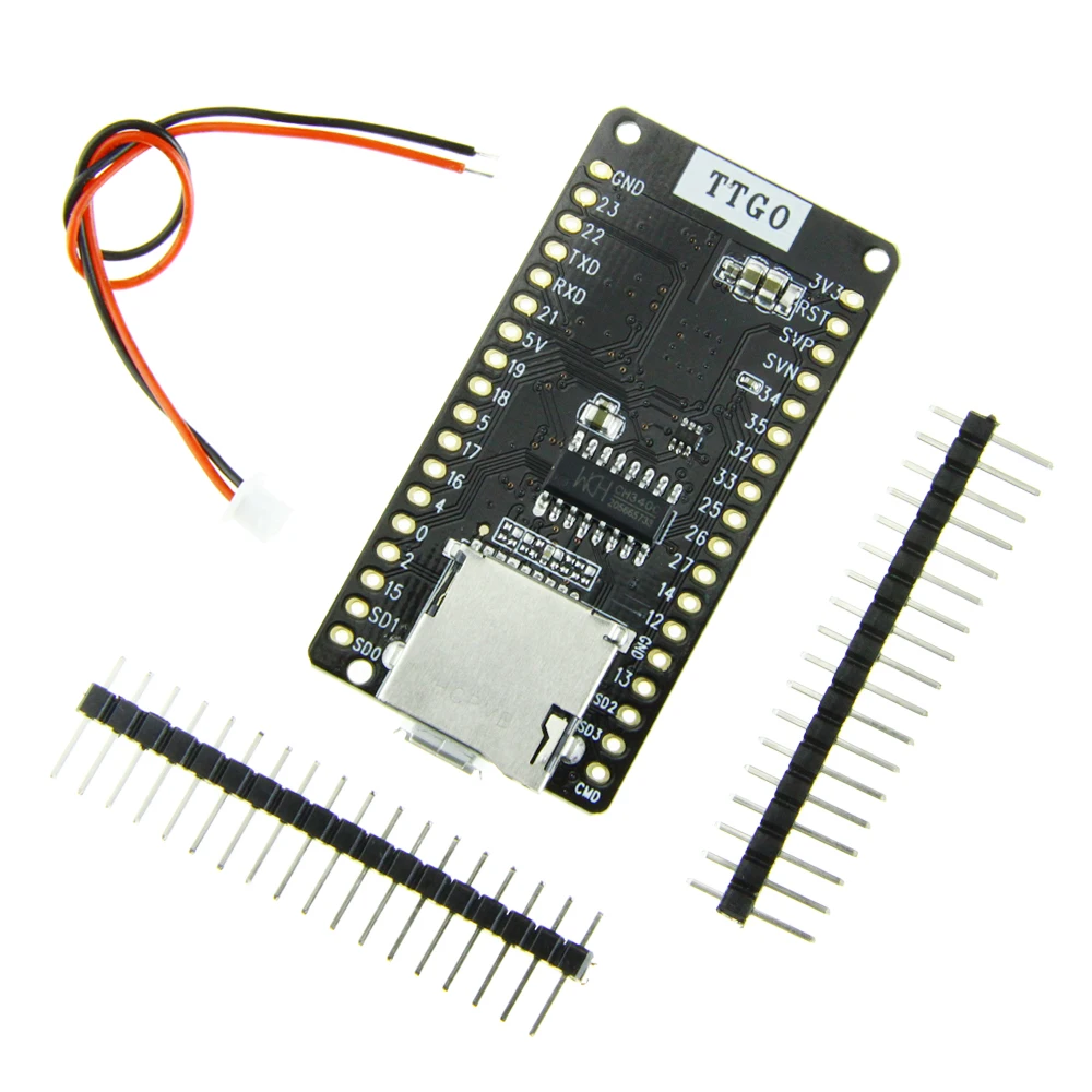 Лилиго®Плата для разработки TTGO ESP-32 V1.3 Rev1 T1 4 Мб флэш-памяти, SD-карта, Wi-Fi модуль, Bluetooth
Лилиго®Плата для разработки TTGO ESP-32 V1.3 Rev1 T1 4 Мб флэш-памяти, SD-карта, Wi-Fi модуль, Bluetooth