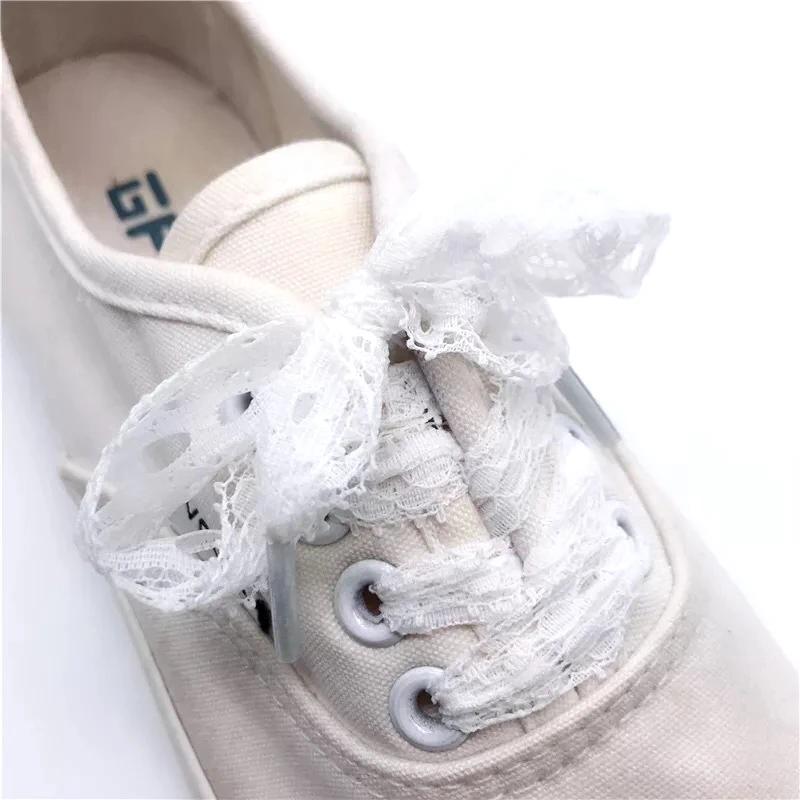 1 pair Shoelace New 3CM Width Fashion Sexy Lace Shoelaces 80CM/100CM/120CM Length Canvas Sneaker Sport Shoes Laces 3 Colors LS-1
1 pair Shoelace New 3CM Width Fashion Sexy Lace Shoelaces 80CM/100CM/120CM Length Canvas Sneaker Sport Shoes Laces 3 Colors LS-1