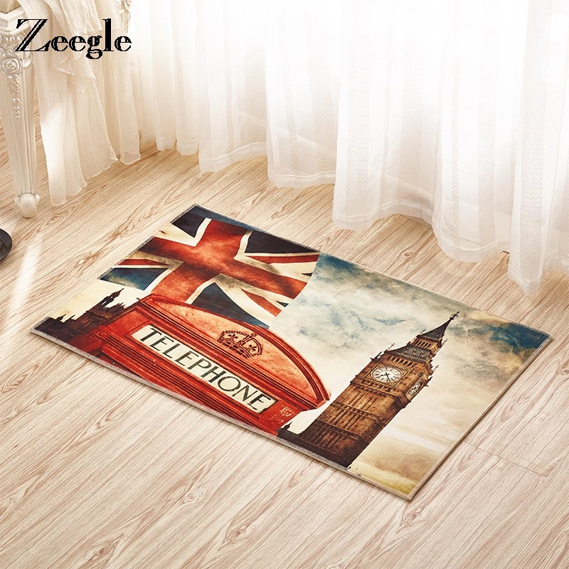 Zeegle 3D Big Ben Painted Scenic Doormat Home Rug and Carpet For Living Room Bedside Kitchen Floor Mat Bathroom Non-slip Mats
Zeegle 3D Big Ben Painted Scenic Doormat Home Rug and Carpet For Living Room Bedside Kitchen Floor Mat Bathroom Non-slip Mats
