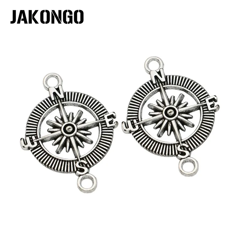 5ps Antique Silver Plated Compass Connectors for Jewelry Making Bracelet Findings Accessories DIY Handmade Craft 25mm
5ps Antique Silver Plated Compass Connectors for Jewelry Making Bracelet Findings Accessories DIY Handmade Craft 25mm