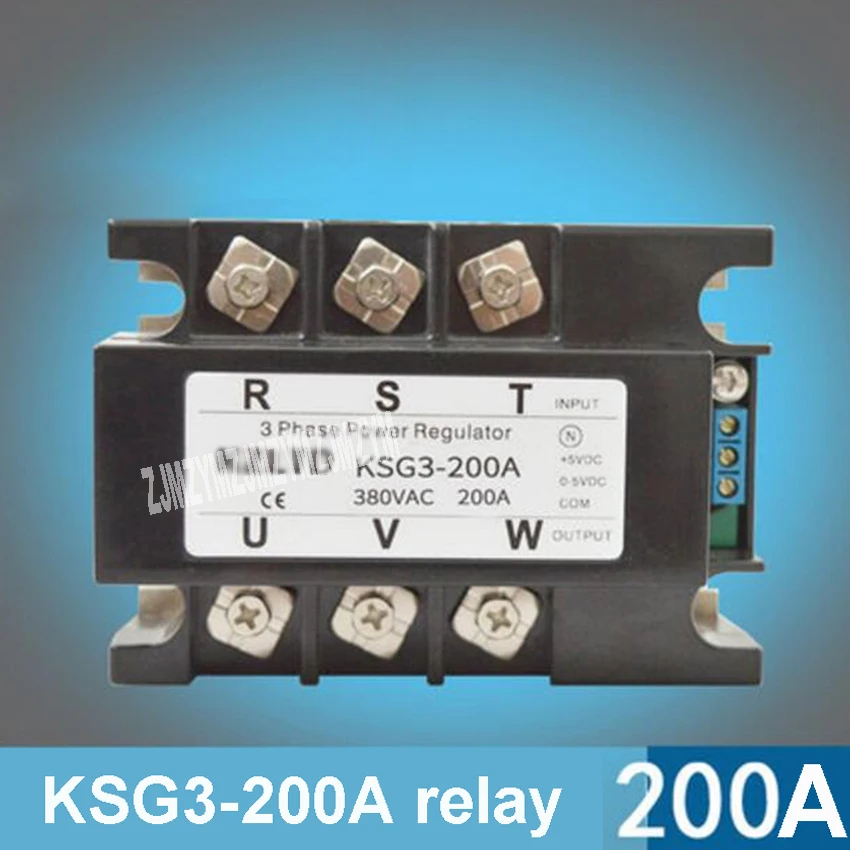 KSG3-200A трехфазное твердотельное реле, модуль регулятора напряжения 200 А, 4-20 мА, от 0-5 в до 380 В переменного тока, твердотельное реле, регулятор м...
KSG3-200A трехфазное твердотельное реле, модуль регулятора напряжения 200 А, 4-20 мА, от 0-5 в до 380 В переменного тока, твердотельное реле, регулятор м...