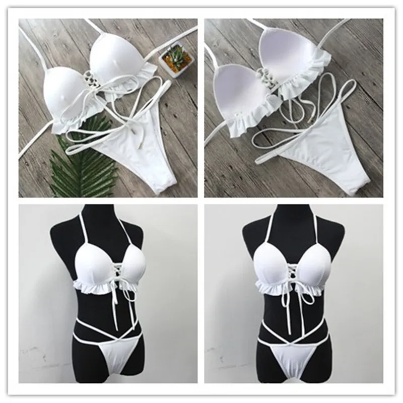 Bikini Women's Swimwear Split Swimsuit Sexy Brazilian Bandage Bikini Set 2019 New 002
Bikini Women's Swimwear Split Swimsuit Sexy Brazilian Bandage Bikini Set 2019 New 002