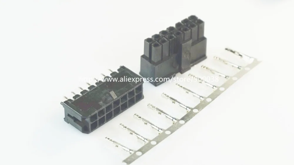 50 sets Micro-Fit connector 3.0mm 2x7 Pin 14 P Wafer straight dual row + Receptacle Housing + terminal 43025 / 43045 / 43030
50 sets Micro-Fit connector 3.0mm 2x7 Pin 14 P Wafer straight dual row + Receptacle Housing + terminal 43025 / 43045 / 43030