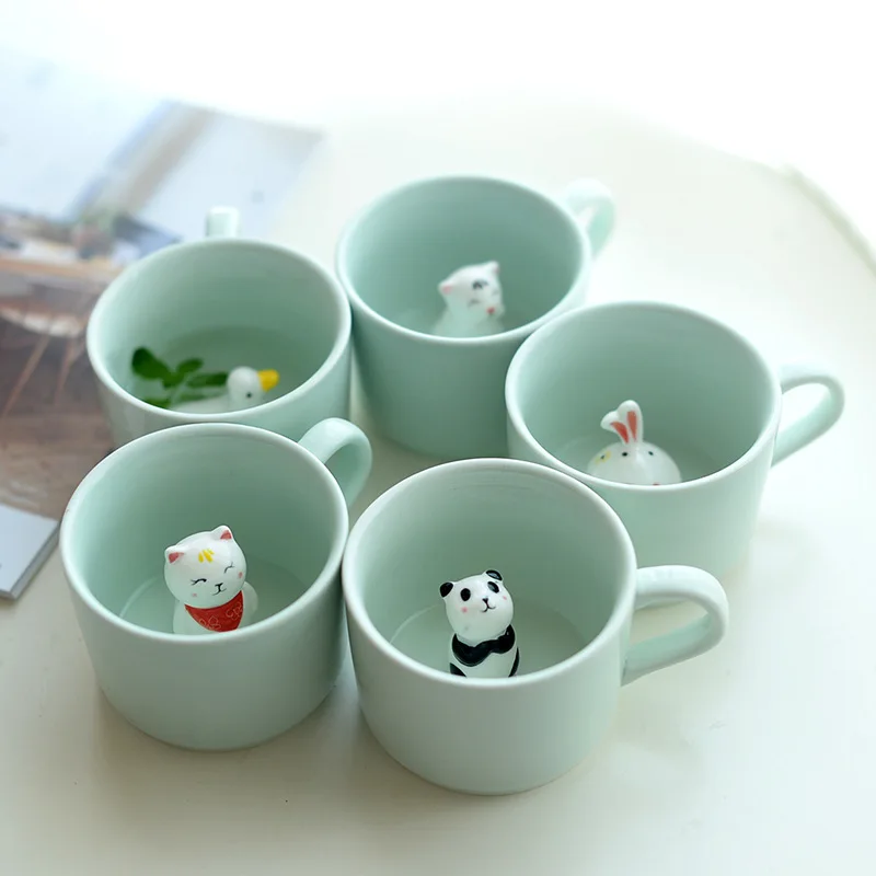 Cartoon Animal Cup Ceramic Mugs Creative Cat Mugs 3D Coffee Tea Milk Mugs Gift For Kids Birthday Gift Mugs
Cartoon Animal Cup Ceramic Mugs Creative Cat Mugs 3D Coffee Tea Milk Mugs Gift For Kids Birthday Gift Mugs