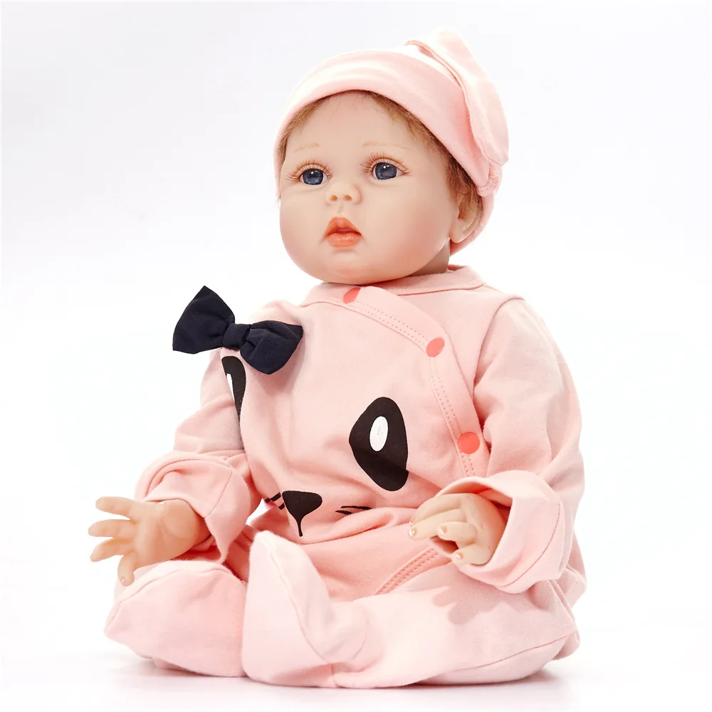 Factory Wholesale 55cm Soft PP Cotton Body Reborn Baby Doll Kid's Bedtime Playmate Early Education Toys
Factory Wholesale 55cm Soft PP Cotton Body Reborn Baby Doll Kid's Bedtime Playmate Early Education Toys