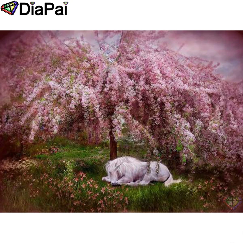 DIAPAI Diamond Painting 5D DIY 100% Full Square/Round Drill "Horse flower" Diamond Embroidery Cross Stitch 3D Decor A24221
DIAPAI Diamond Painting 5D DIY 100% Full Square/Round Drill "Horse flower" Diamond Embroidery Cross Stitch 3D Decor A24221