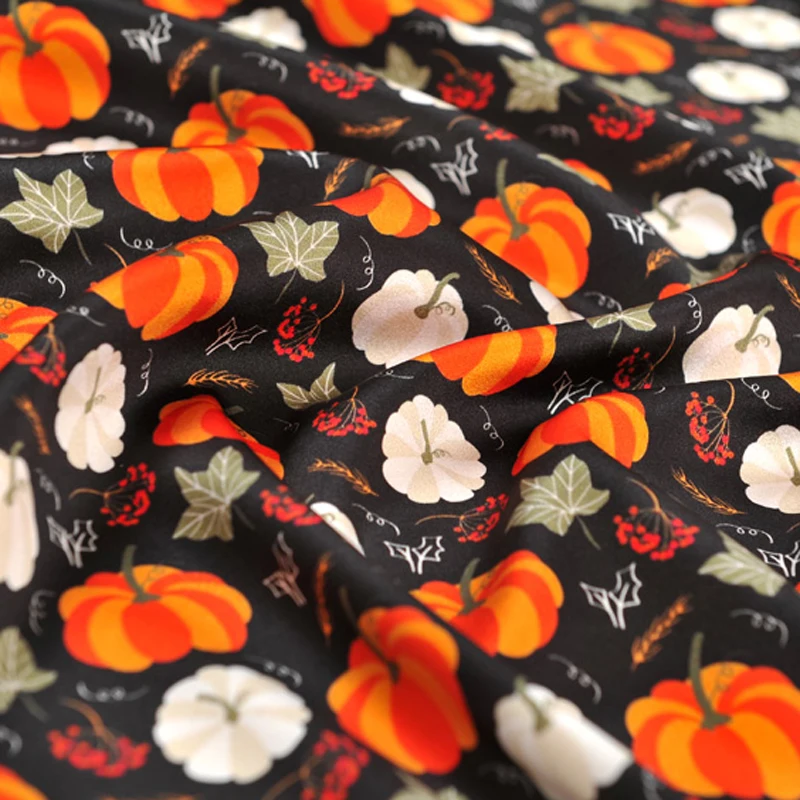 135CM Wide 19MM Pumkins Print 94% Silk & 6% Spandex Strech Silk Satin Fabric for Summer Blouse Dress Pants Cheongsam J032
135CM Wide 19MM Pumkins Print 94% Silk & 6% Spandex Strech Silk Satin Fabric for Summer Blouse Dress Pants Cheongsam J032