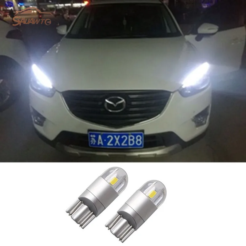 2X T10 W5W Автомобильные светодиодные лампы для парковки Mazda 2 3 5 6 CX 7 MX5 Atenza cx3 rx8 cx5 Tribute