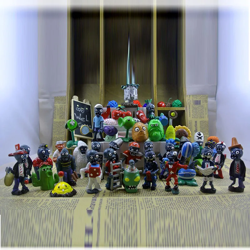 Hot selling 40pcs/lot Plants vs Zombies 3-8cm PVZ Plant Zombine Collection Figures Toys
Hot selling 40pcs/lot Plants vs Zombies 3-8cm PVZ Plant Zombine Collection Figures Toys