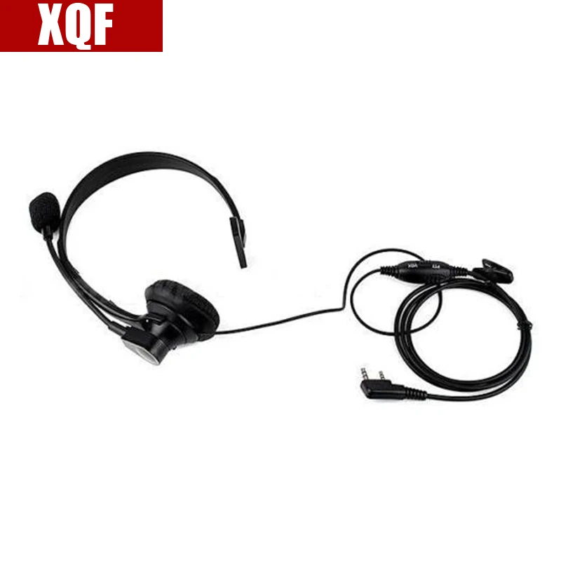 

XQF 2PIN VOX PTT Mic Headset for BAOFENG UV-5R PUXING KENWOOD WOUXUN Walkie Talkie