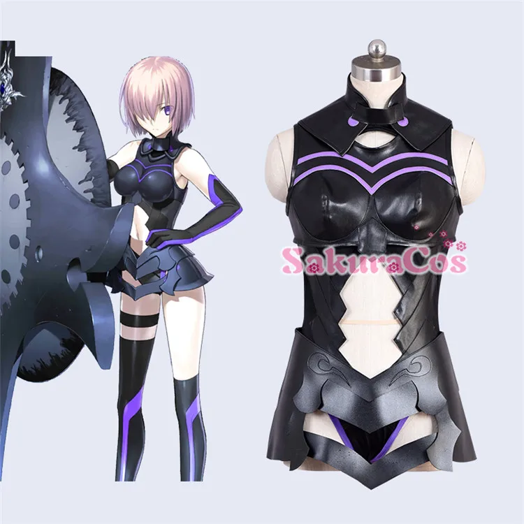 Fate/Grand Order Mash Kyrielight костюм для косплея Хэллоуина + топ юбка перчатки носки S XL с