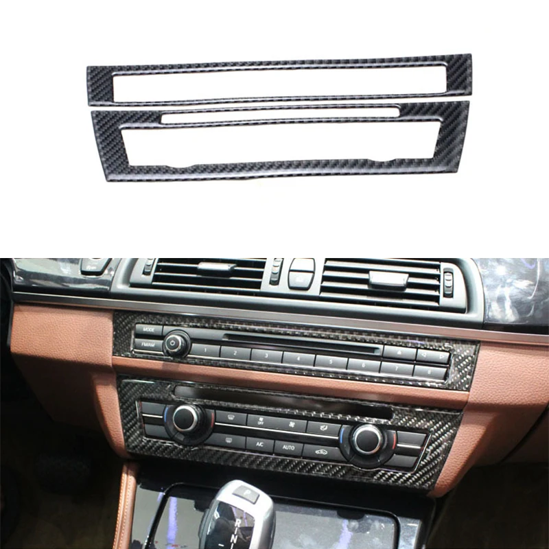 2x 100% Carbon Fiber Center Control Button Cover Trim For BMW 5 Series F10 2011-2016
2x 100% Carbon Fiber Center Control Button Cover Trim For BMW 5 Series F10 2011-2016