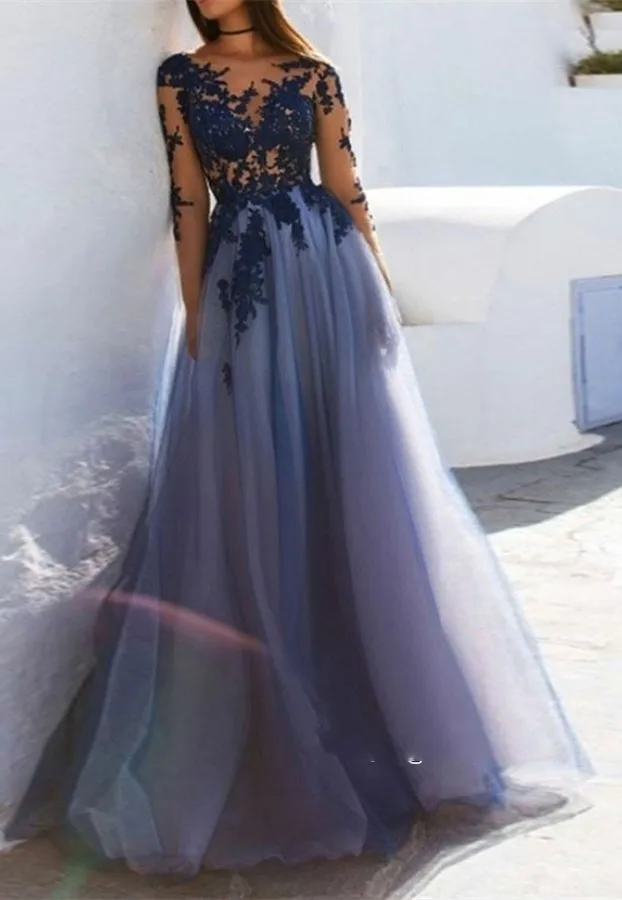 vestidos de fiesta Hot Sale Tulle Prom Dresses Long 2019 Appliques Lace Long Sleeve Evening Formal Gowns
vestidos de fiesta Hot Sale Tulle Prom Dresses Long 2019 Appliques Lace Long Sleeve Evening Formal Gowns