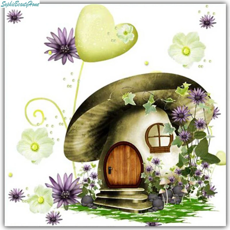 Sophie beauty home 5D DIY Diamond Embroidered Mushroom Landscape Cross stitch Diamond Pattern Mosaic Wall Sticker Decoration
Sophie beauty home 5D DIY Diamond Embroidered Mushroom Landscape Cross stitch Diamond Pattern Mosaic Wall Sticker Decoration