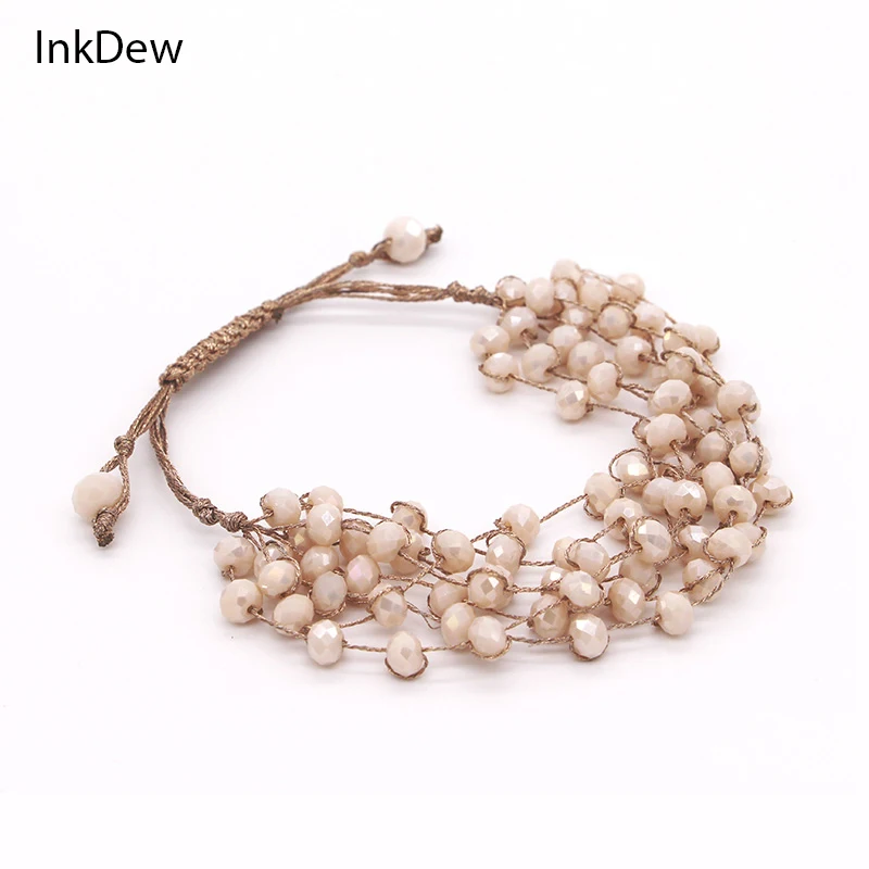 INKDEW NEW Beaded Bracelets Adjustable Bracelet Bohemian Style Handmade Strand Crystal Bracelets for Women Gift
INKDEW NEW Beaded Bracelets Adjustable Bracelet Bohemian Style Handmade Strand Crystal Bracelets for Women Gift