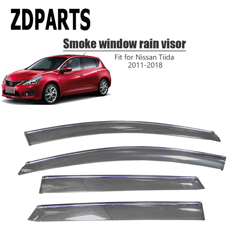 ZDPARTS 4Pcs/Set Car Wind Deflector Sun Guard Rain Wind Vent Visor Cover Trim Accessories For Nissan Tiida 2011-2016 2017 2018
ZDPARTS 4Pcs/Set Car Wind Deflector Sun Guard Rain Wind Vent Visor Cover Trim Accessories For Nissan Tiida 2011-2016 2017 2018