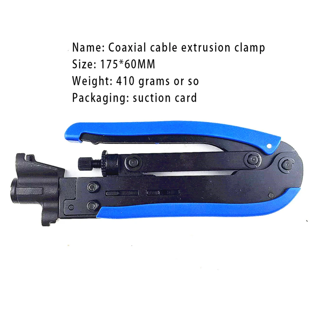 Wire Crimping Pliers Cable Clamp for RG59 RG6 RG11 Connector Hand Tool Wire Crimping Pliers Hand Tools
Wire Crimping Pliers Cable Clamp for RG59 RG6 RG11 Connector Hand Tool Wire Crimping Pliers Hand Tools
