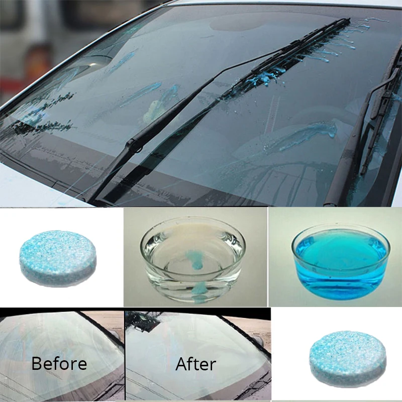 Auto Glass Water Car Wiper Windscreen Cleaning Effervescent Tablets Amazing Pills Cleaner Detergent Compact Concentrated Tools
Auto Glass Water Car Wiper Windscreen Cleaning Effervescent Tablets Amazing Pills Cleaner Detergent Compact Concentrated Tools