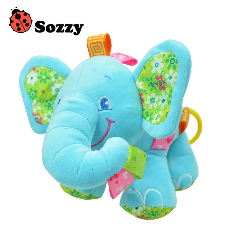 Sozzy Новинка, верхняя одежда для детей с Рисунком Слона; Высота каблука 18 см в розового и голубого цвета из мягкого плюша; Детская кроватка кро...